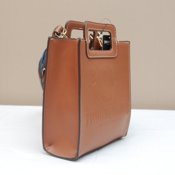 True Religion Horseshoe Motif Crossbody Tote Bag - Picture 3 of 8